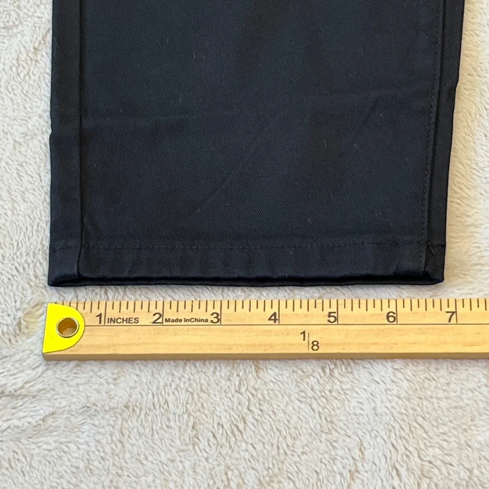 Jachs Girlfriend New York Womens Black Straight Leg Pants‎ Size 10 Cotton Blend